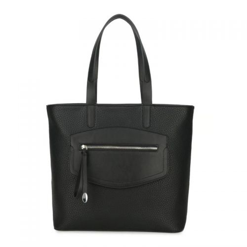 Front Zipper Pocket Tote Bag For Ladies