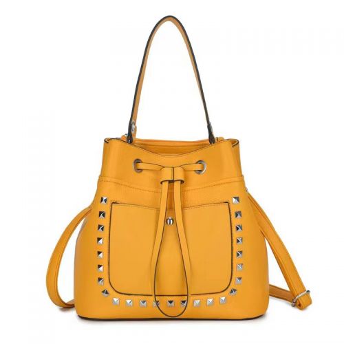 Studs Drawstring Bag Shoulder Bag For Ladies