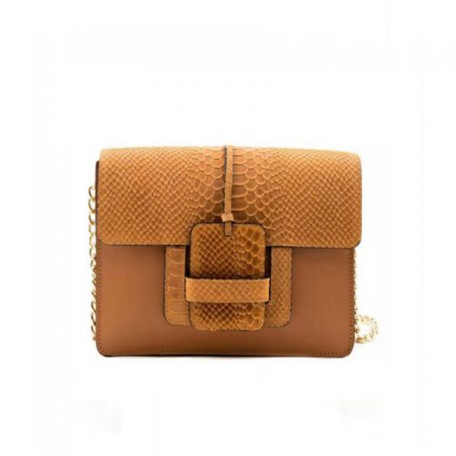 Alligator Flap Ladies Clutch Purse Crossbody Bag 